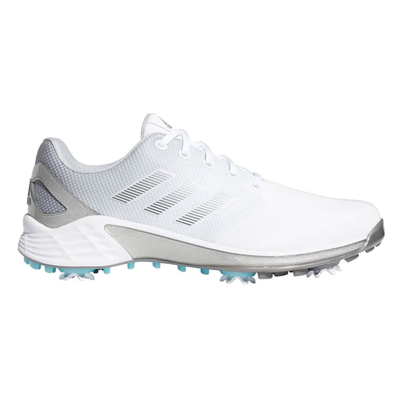 adidas ZG21 Spiked Shoes - Cloud White/Dark Silver Metallic/Grey Five