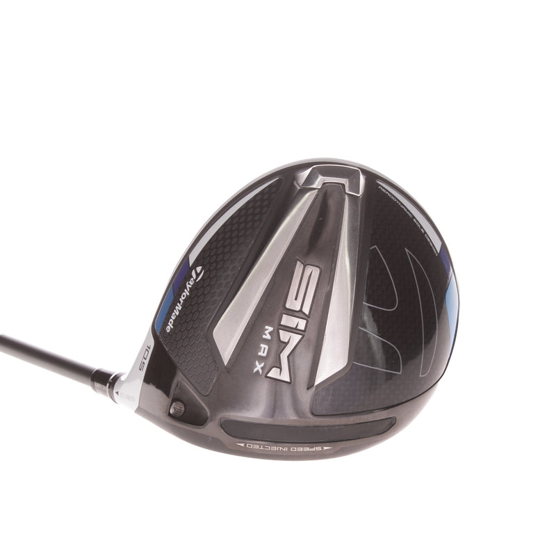 TaylorMade Sim Max Graphite Men's Right Driver 10.5 Degree X-Stiff - Hzrdus Smoke 6.5 70g