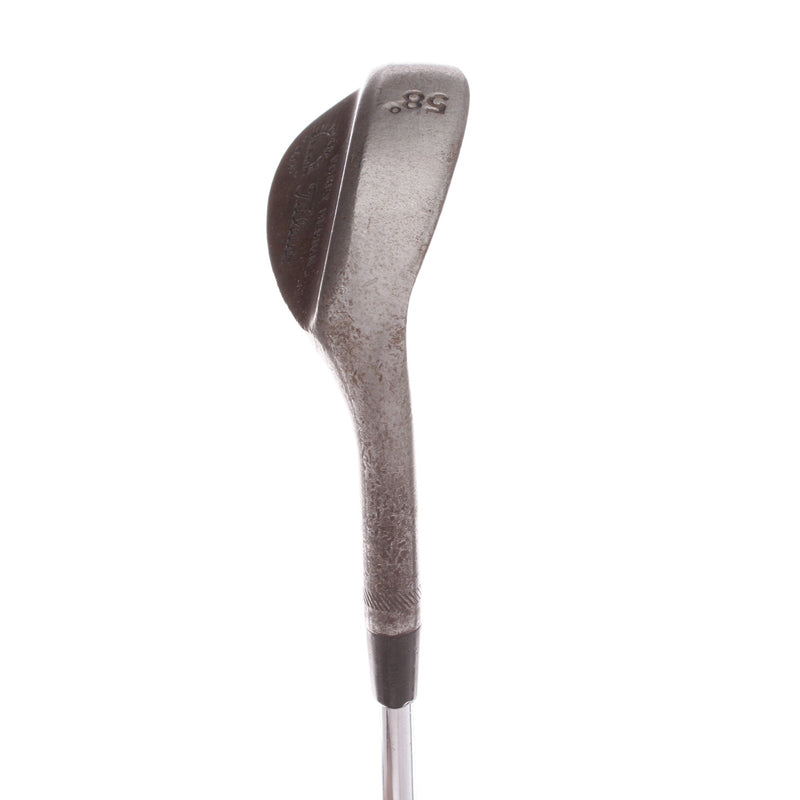 Titleist Mild Steel Raw Steel Men's Right Lob Wedge 58 Degree 8 Bounce Wedge Flex - Dynamic Gold / Wedge Flex