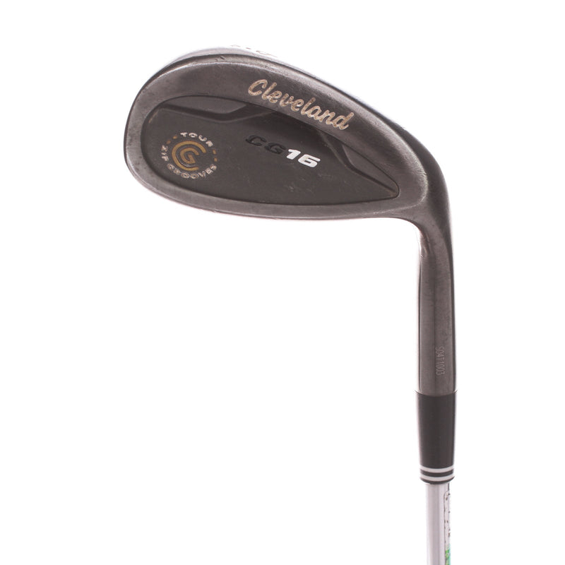 Cleveland CG16 Black Pearl Steel Men's Right Sand Wedge 56 Degree 14 Bounce Wedge Flex - Wedge Flex