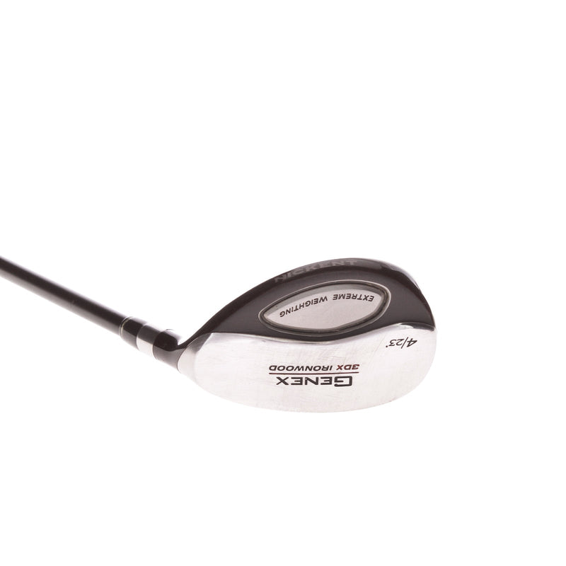 Nickent Golf Equipment Genex 3DX Graphite Men's Right Hybrid 23 Degree Regula - Speedrated75 g