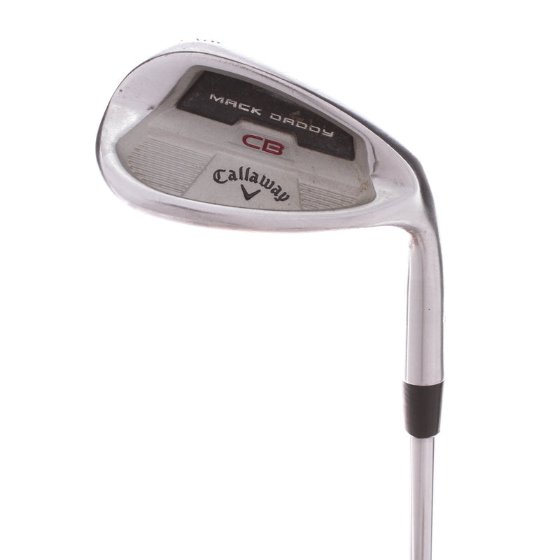 Callaway Mack Daddy CB Steel Men's Right Sand Wedge 56 Degree 14 Bounce Wedge Flex - KBS Wedge Flex