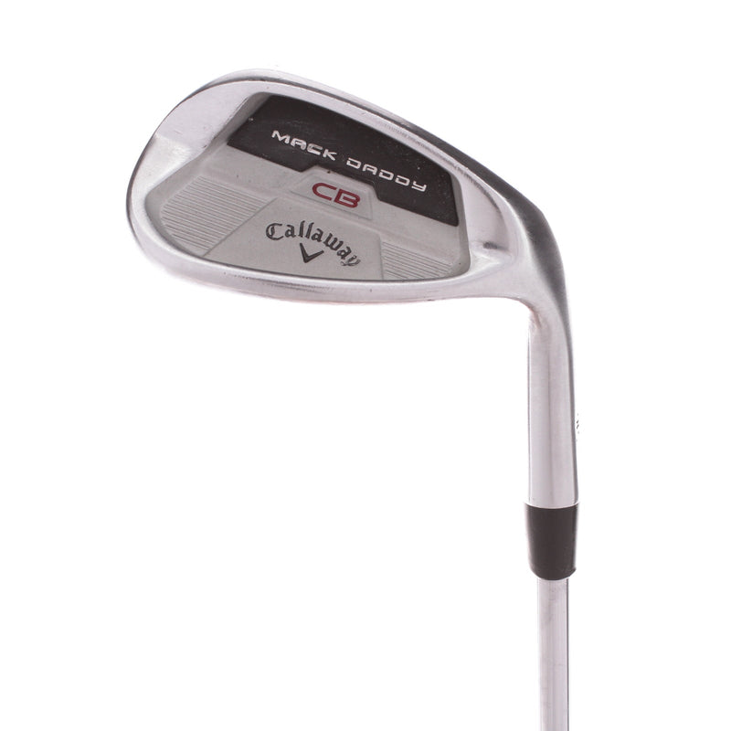 Callaway Mack Daddy CB Steel Men's Right Gap Wedge 52 Degree 12 Bounce Wedge Flex - KBS Wedge Flex