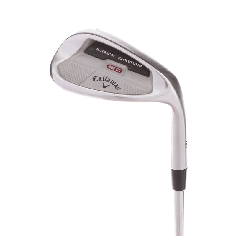 Callaway Mack Daddy CB Steel Men's Right Lob Wedge 60 Degree 12 Bounce Wedge Flex - KBS Wedge Flex