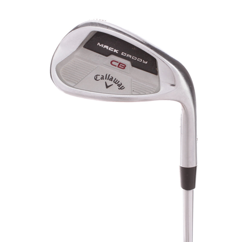 Callaway Mack Daddy CB Steel Men's Right Gap Wedge 48 Degree 10 Bounce Wedge Flex - KBS Wedge Flex