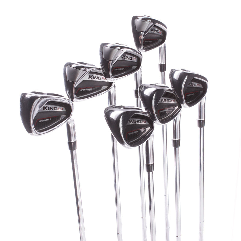 Cobra King F9 Speedback Steel Men's Right Irons 5-GW  Regular - KBS Tour 90 g