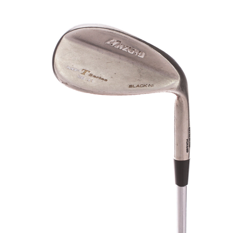 Mizuno MP T Series Black Nickel Steel Men's Right Sand Wedge 56 Degree 14 Bounce Wedge Flex - Dynamic Gold / Wedge Flex