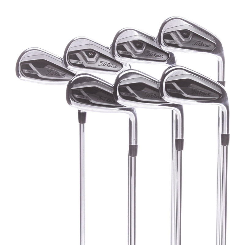 Titleist T300ii Steel Men's Right Irons 5-GW  Regular - True Temper AMT Red R