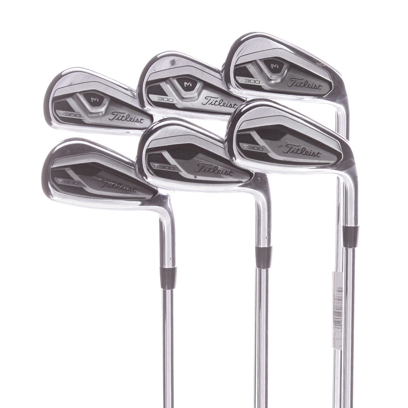 Titleist T300ii Steel Men's Right Irons 5-GW  Regular - True Temper AMT Red R