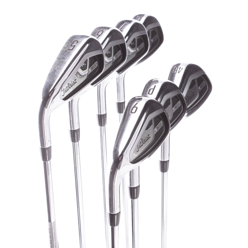 Titleist T300ii Steel Men's Left Irons 5-GW  Regular - True Temper AMT Red R