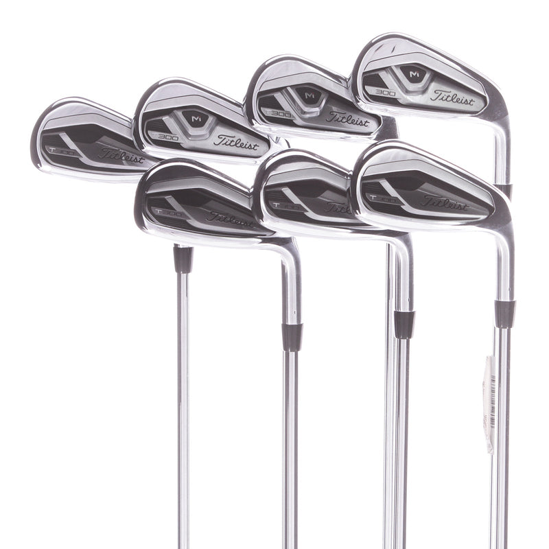 Titleist T300ii Steel Men's Right Irons 5-GW  Regular - True Temper AMT Red R