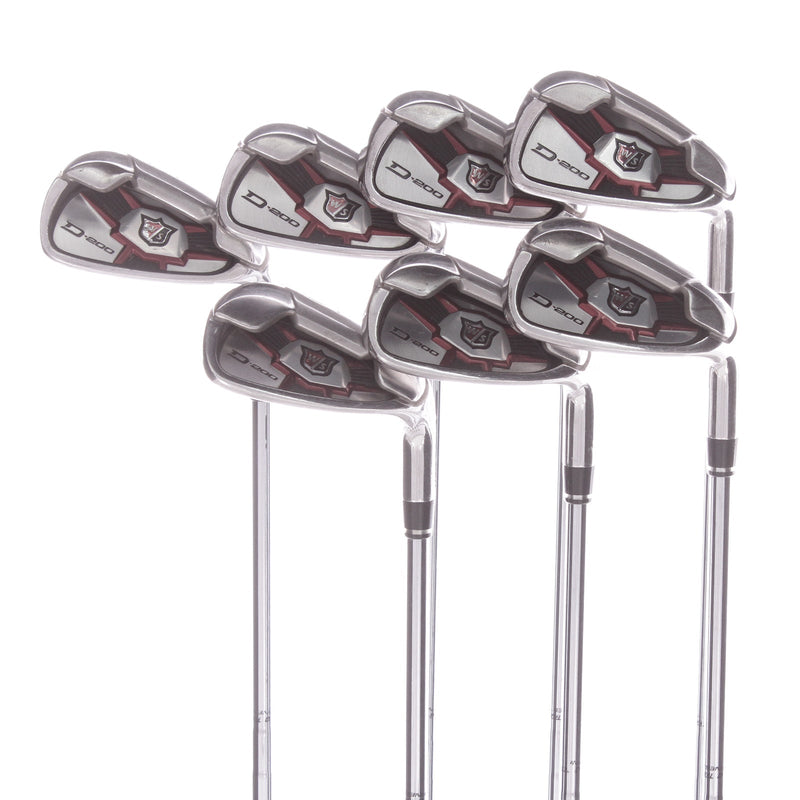 Wilson D200 Steel Men's Right Irons 5-SW  Uniflex - True Temper