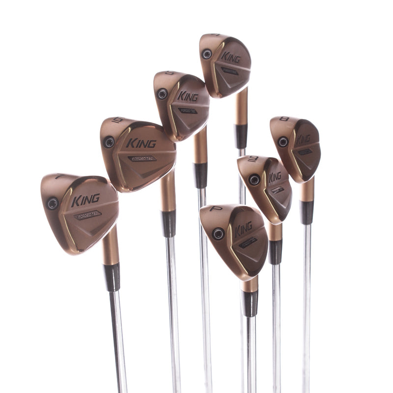 Cobra Forged Tec Copper Steel Men's Right Irons 4-PW  Regular - KBS $-Taper Lite R