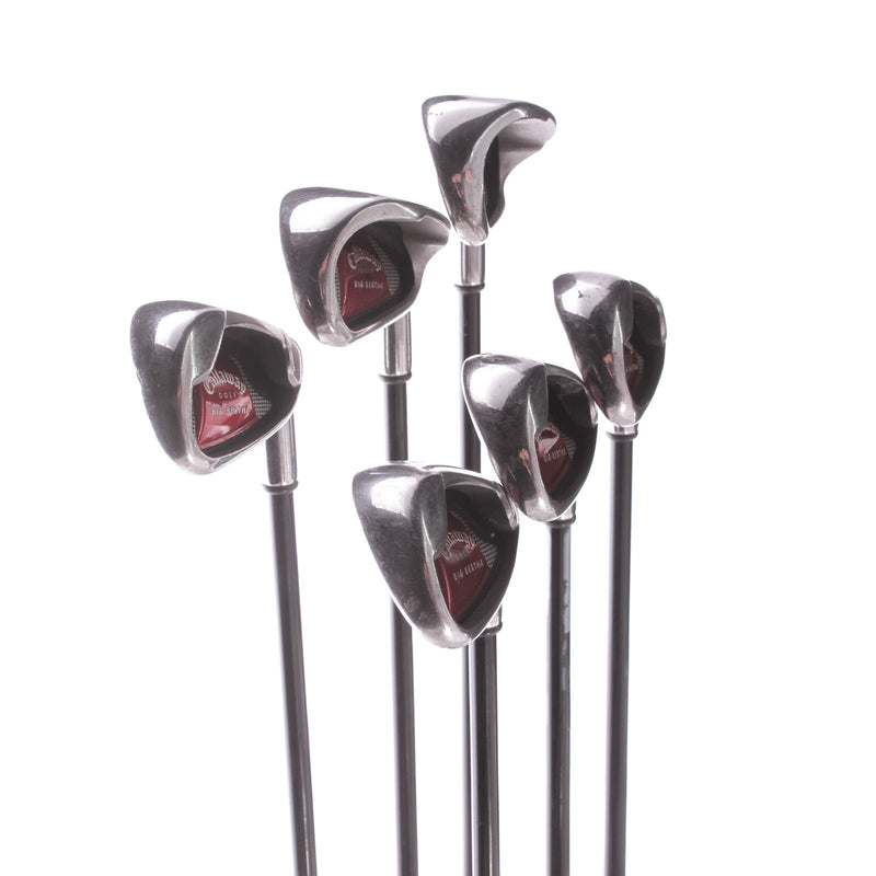 Callaway Big Bertha Graphite Men's Right Irons 4-9  Regular - Callaway 75 R