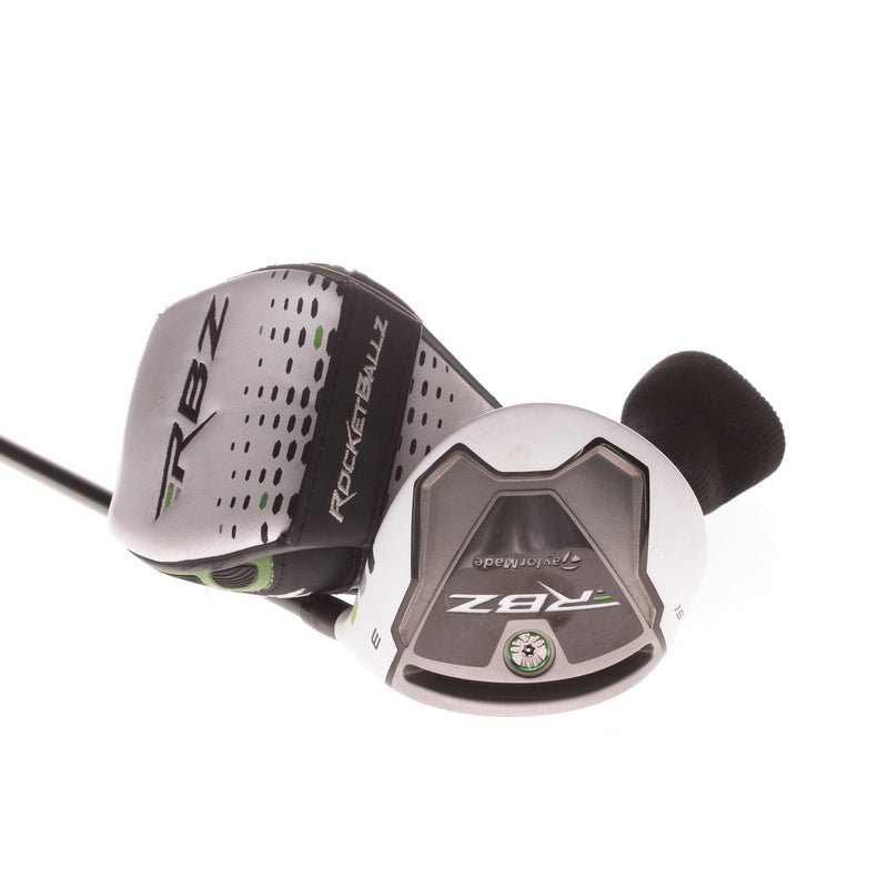 TaylorMade RBZ Graphite Men's Right Fairway 3 Wood 15 Degree Regular - TaylorMade RBZ Matrix Ozik R