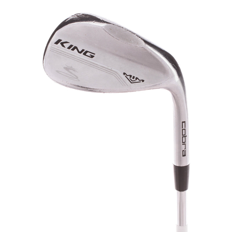 Cobra King MIM Steel Men's Right Gap Wedge 52 Degree 8 Bounce Stiff - KBS Hi-Rev 2.0 125 S