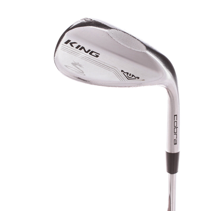 Cobra King MIM Steel Men's Right Lob Wedge 60 Degree 8 Bounce V Grind Stiff - KBS HI-REV 2.0 125 S