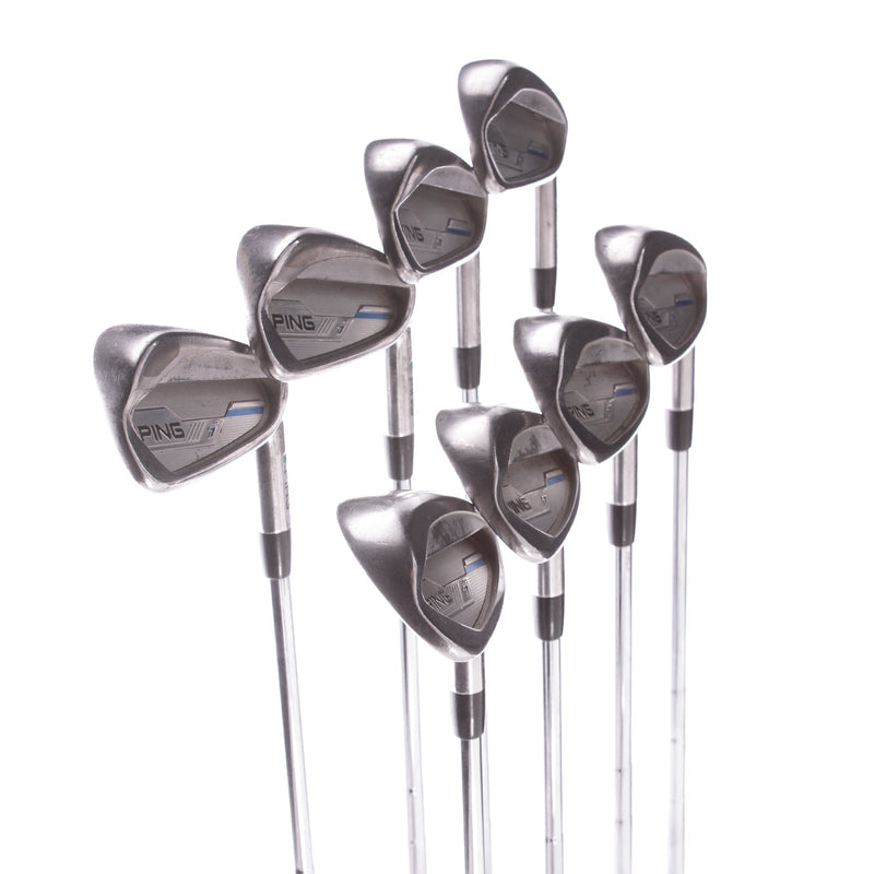 Ping i-Series E1 Steel Men's Right Irons 4-UW Green Dot  Stiff - Ping CFS Distance S