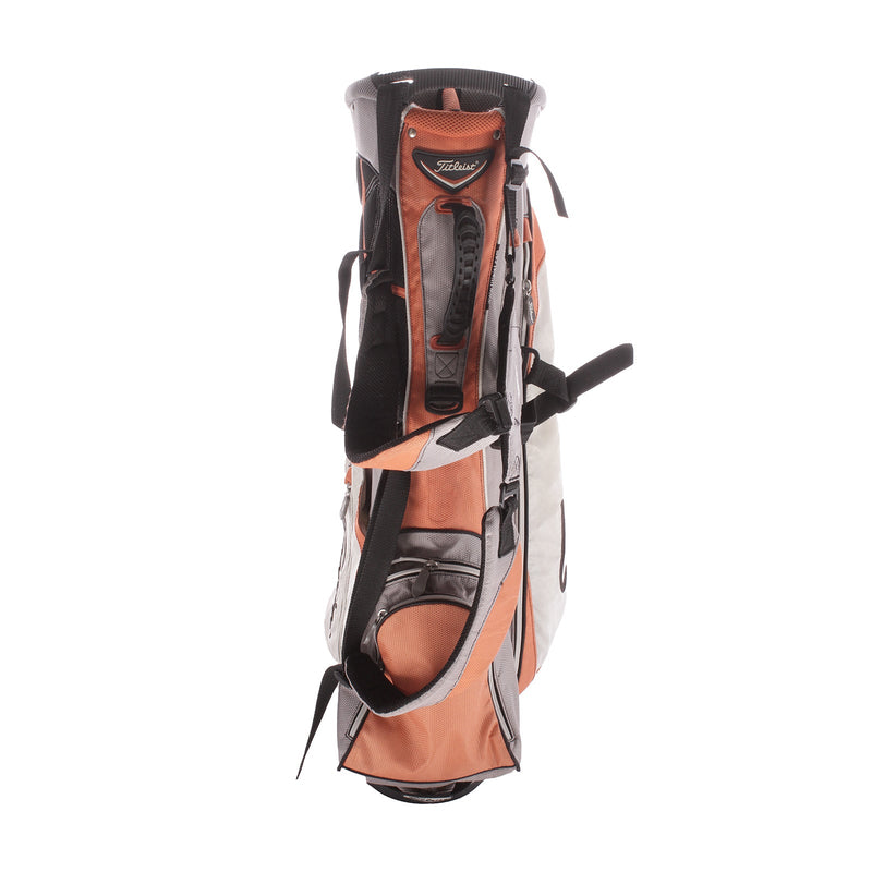 Titleist Second Hand Stand Bag - Silver/Orange