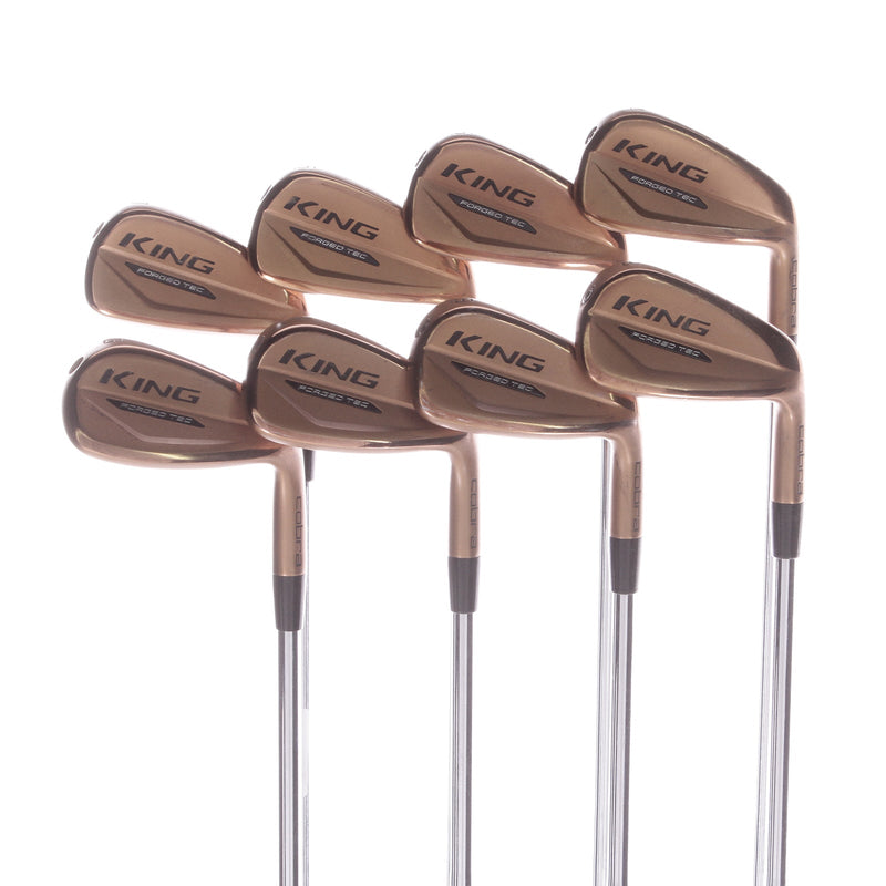 Cobra King Forged Tec Copper Steel Men's Right Irons 4-GW  Regular - KBS $-Taper Lite R