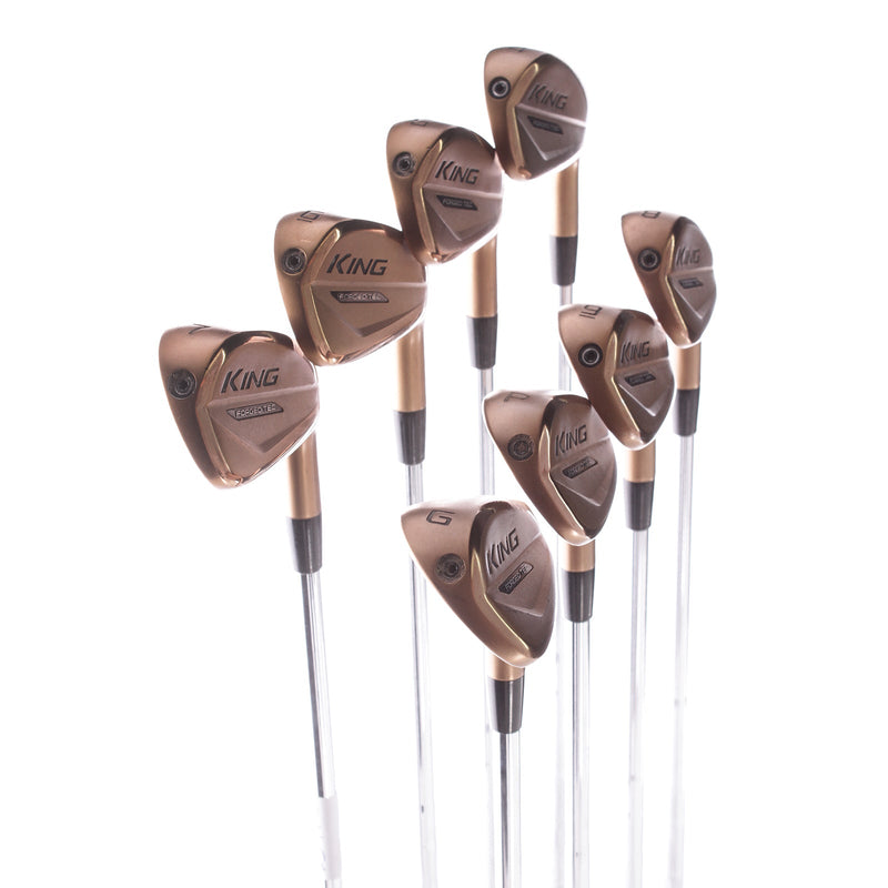 Cobra King Forged Tec Copper Steel Men's Right Irons 4-GW  Regular - KBS $-Taper Lite R