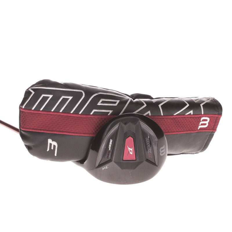 Wilson Deep Red Max X Graphite Men's Right Fairway 3 Wood 16 Degree Regular - Deep Red Max X