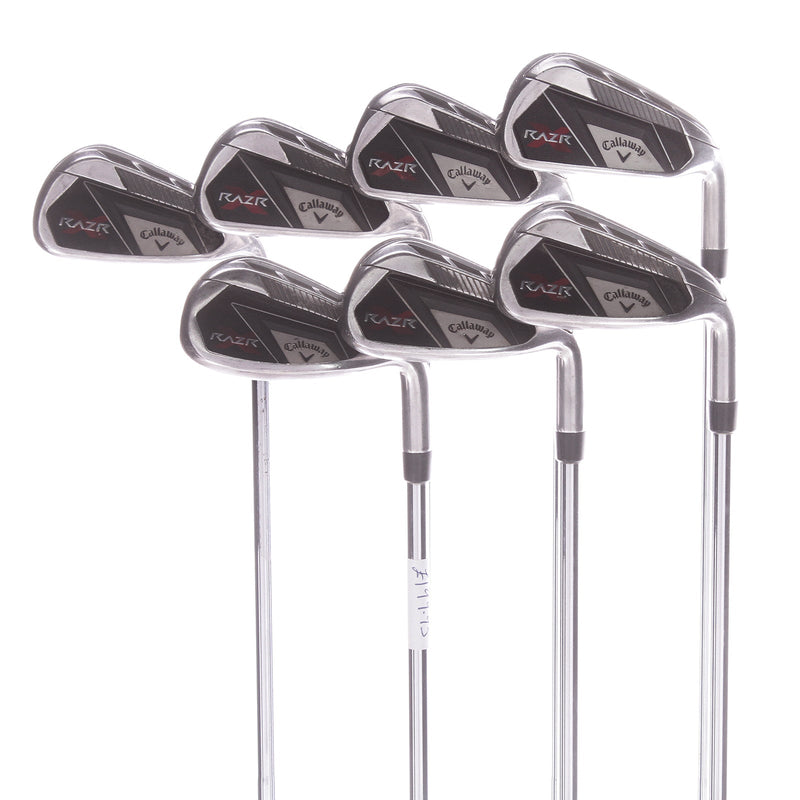 Callaway Razr X Steel Men's Right Irons 5-SW  Uniflex - Callaway Razr X