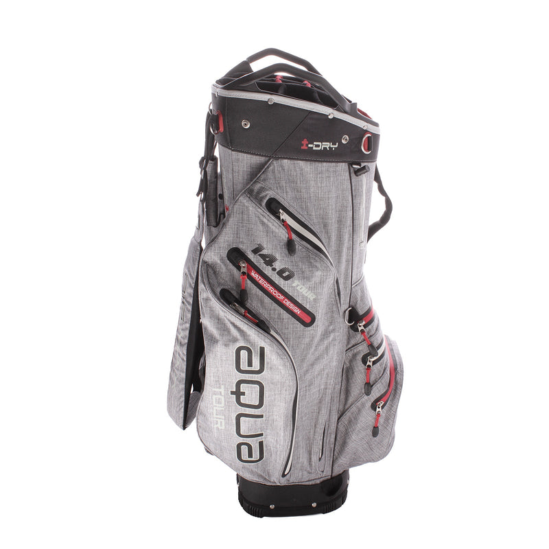 Big Max 14.0 Aqua Tour Second Hand Cart Bag - Grey/Black/Red