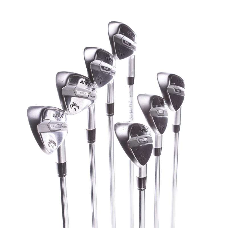 Callaway Apex Pro 21 Steel Men's Right Irons 4-PW  Stiff - Project X LZ 6.0 120G