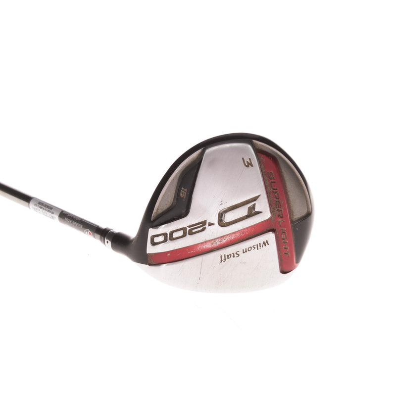 Wilson Staff D300 Superlight Graphite Men's Right Fairway 3 Wood 15 Degree Regular - UST Mamiya Elements Chrome 49FR