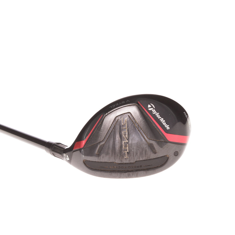 TaylorMade Stealth Graphite Men's Right 4 Hybrid 22 Degree Regular - Fujikura Ventus Red 6R