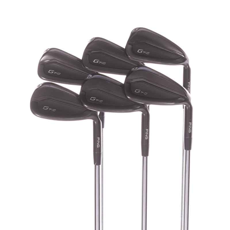 Ping G710 Steel Men's Right Irons 5-PW Black Dot  Regular - Ping AWT 2.0 R